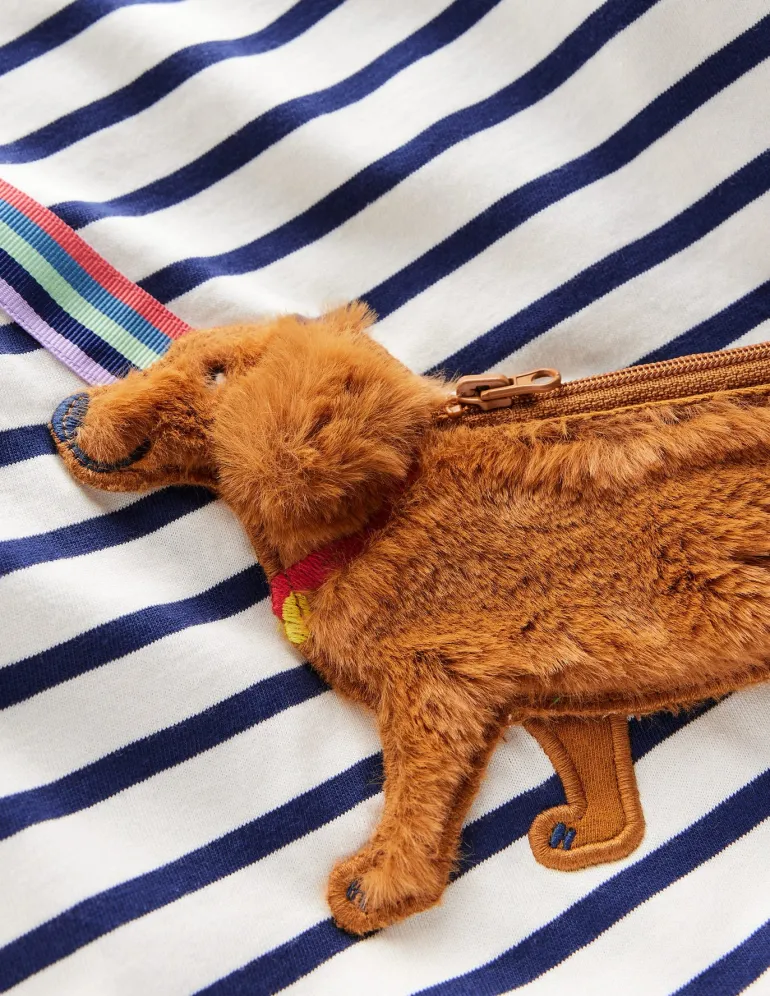 Novelty Bag T-shirt-Starboard/ Ivory Dog-Boden Outlet