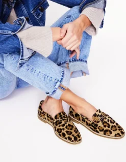 Nya Structured Penny Loafer-Classic Leopard-Boden New