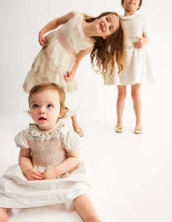 Occasion Smocked Dress--Boden Clearance