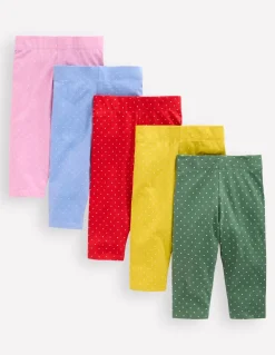 5-Pack Cropped Leggings-Multi Spot-Boden Cheap