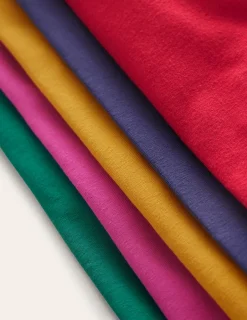 5-Pack Cropped Leggings-Multi Rainbow-Boden New