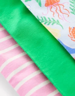 3-Pack Leggings-Multi Mermaid-Boden Clearance