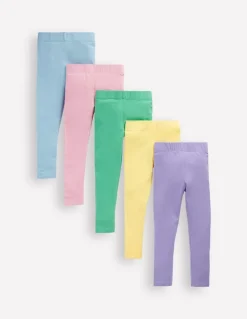 5-Pack Leggings-Multi Pastel-Boden Best