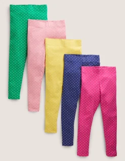 5-Pack Leggings-Spot Multi-Boden Sale