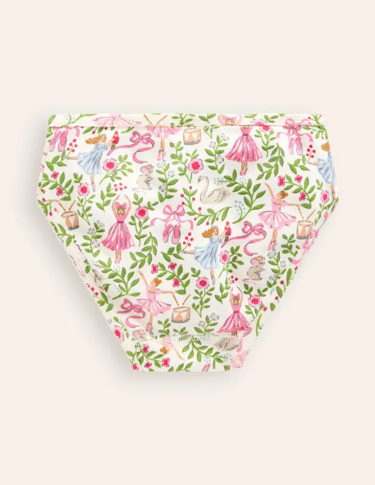7 Pack Underwear-Ivory Ballet Toile-Boden Store