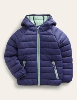 Pack-Away Padded Jacket-College Navy-Boden Clearance
