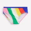 Patterned Bikini Bottoms-Multi Rainbow Swirl-Boden Best Sale