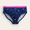 Patterned Bikini Bottoms-Navy Rainbow Confetti Spot-Boden Best Sale