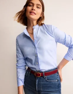 Phoebe Shirt-Blue Oxford-Boden Fashion