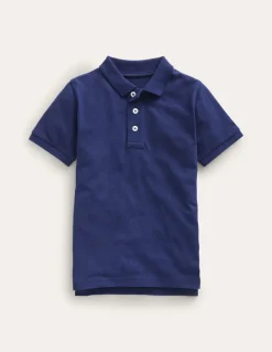 Piqué Polo Shirt-College Navy-Boden New