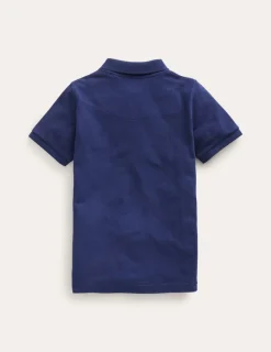 Piqué Polo Shirt-College Navy-Boden New