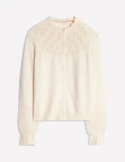 Pretty Raglan Cardigan-Warm Ivory-Boden Flash Sale