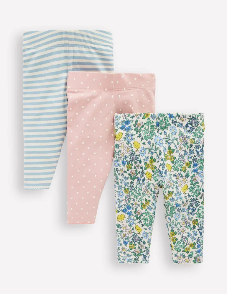 Printed 3 Pack Legging-Multi Chick Floral-Boden Cheap