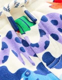Printed Comfy Joggers-Rainbow Pets-Boden Fashion