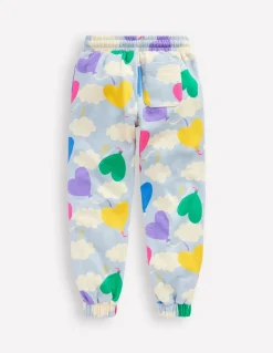 Printed Joggers-Misty Blue Balloon Sky-Boden Sale