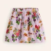 Printed Pull-On Twirly Skirt-Pink Valentines Bunny-Boden Fashion