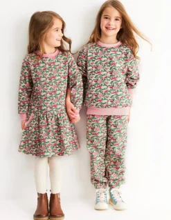 Printed Relaxed Sweatshirt-Chalk Pink Wild Rose-Boden Sale