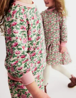 Printed Relaxed Sweatshirt-Chalk Pink Wild Rose-Boden Sale