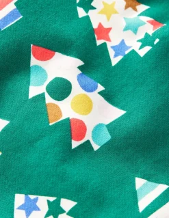 Printed Sweatshirt-Christmas Tree-Boden New