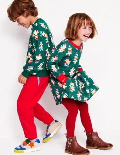 Printed Sweatshirt-Christmas Tree-Boden New