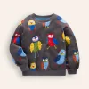 Printed Sweatshirt-Dude Owls-Boden Fashion