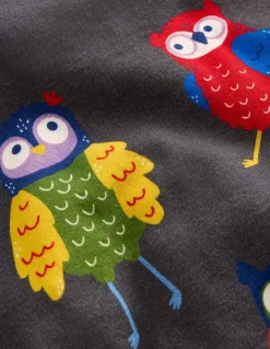 Printed Sweatshirt-Dude Owls-Boden Fashion