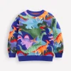 Printed Sweatshirt-Multi Dino Camo-Boden Fashion
