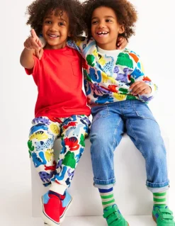 Printed Sweatshirt-Rainbow Pets-Boden Flash Sale