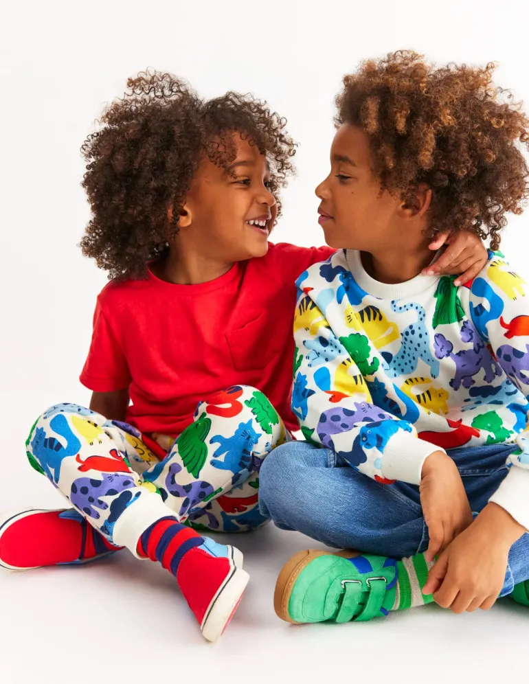 Printed Sweatshirt-Rainbow Pets-Boden Flash Sale