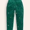 Pull-On Cord Pants-Festive Embroidery-Boden Hot