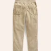 Pull-On Cord Trousers-Soft Stone-Boden Cheap