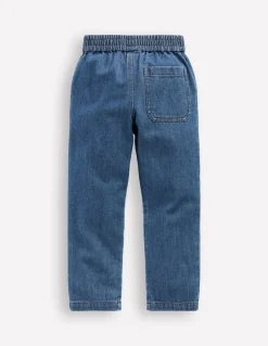 Pull-On Trouser-Vintage Embroidered Daisy-Boden Flash Sale