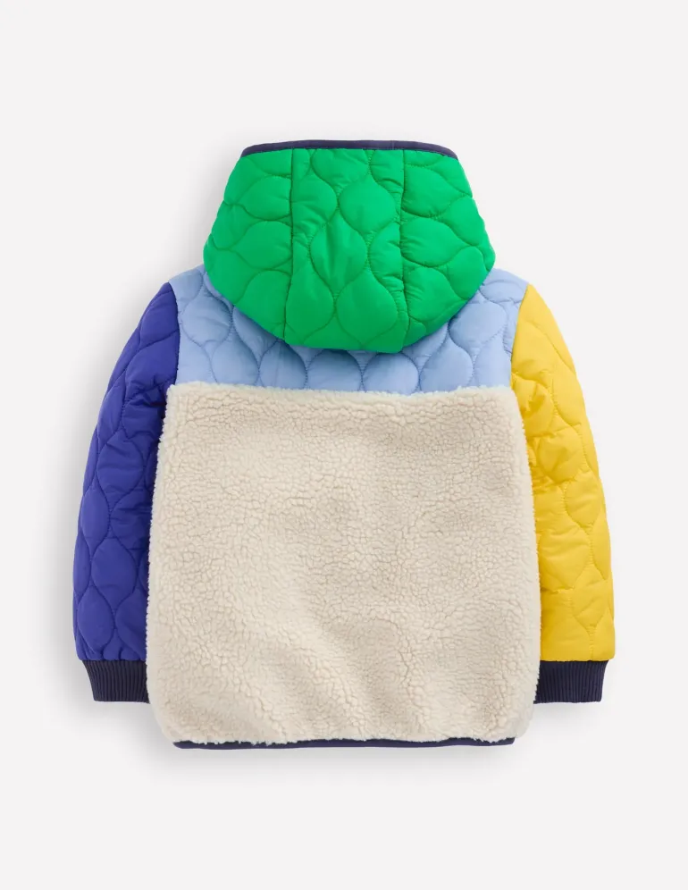 Quilted Borg Jacket--Boden Best