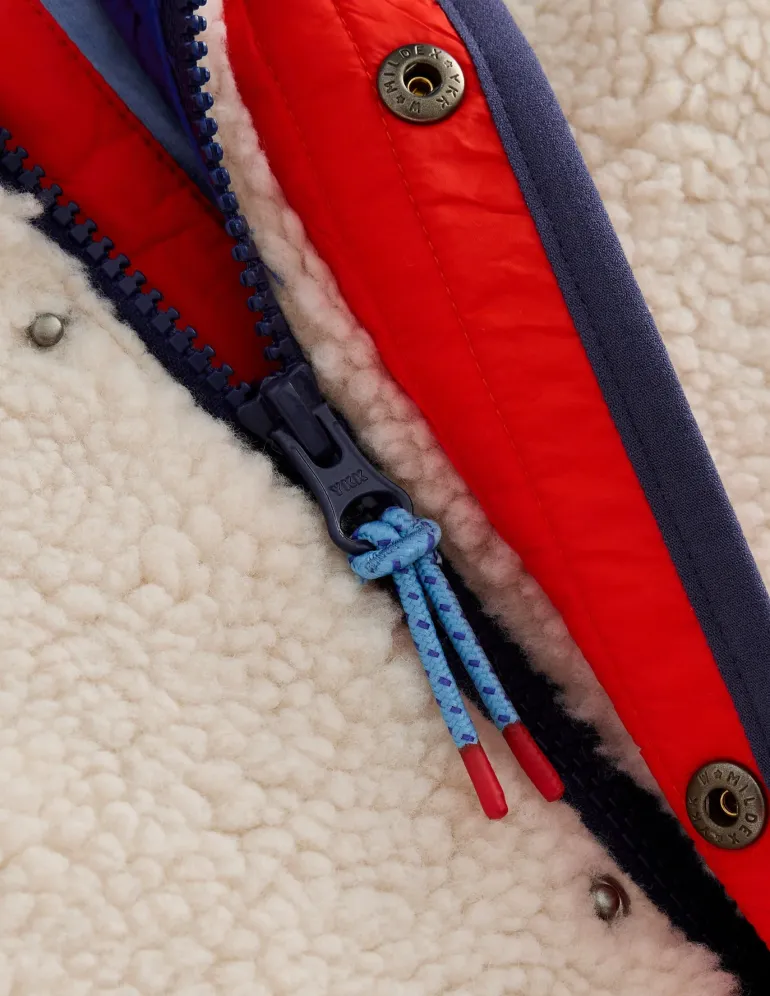 Quilted Borg Jacket--Boden Best