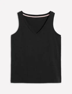 Regular V-Neck Slub Tank--Boden Online