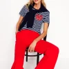 Relaxed Novelty T-Shirt-French Navy, Hearts-Boden New