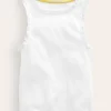 Ribbed Lace Trim Tank Top--Boden Cheap