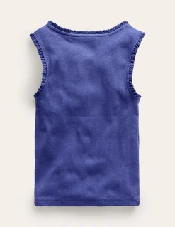 Ribbed Lace Trim Tank Top--Boden Flash Sale