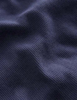 Ribbed Long Sleeve T-Shirt-Starboard Blue-Boden Best