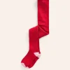 Ribbed Tights-Carmine Red-Boden Outlet
