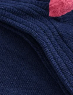 Ribbed Tights-French Navy-Boden Outlet