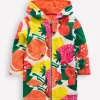 Romie Towelling Zip Throw-On-Multi Giant Fruit-Boden Clearance