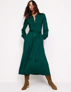 Rowena Trim Jersey Shirt Dress--Boden Flash Sale