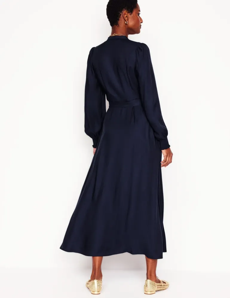 Ruby Collarless Shirt Dress--Boden Hot