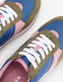 Runner Sneakers-Blue Colourblock-Boden Cheap