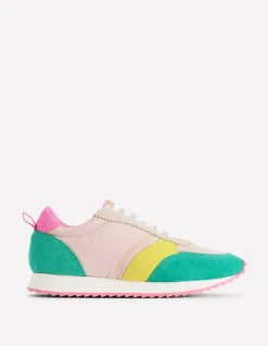 Runner Sneakers-Pink Colourblock-Boden Flash Sale
