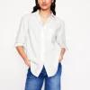 Sadie Relaxed Cotton Shirt-White Oxford-Boden Online