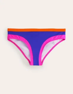 Santorini Bikini Bottoms-Blue/Pink Colourblock-Boden Cheap