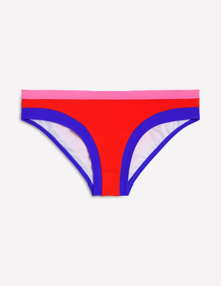 Santorini Bikini Bottoms-Fire colourblock-Boden Online
