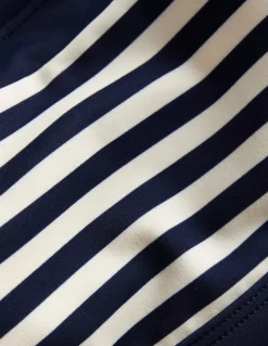 Santorini Bikini Top-Red, Navy Stripe-Boden Cheap